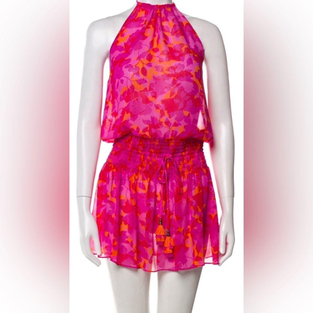 RAMY BROOK Brand New Halter mini resort beach dress